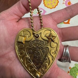 Gucci Brass Gold Keychain
